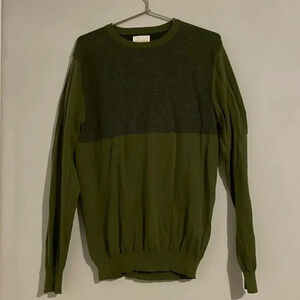 Saturdays surf NYC NWOT Men’s M cotton sweater. Olive green. Never worn Perfect